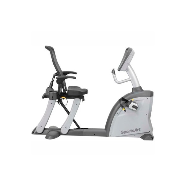 SportsArt Fitness C521M Cycle, 67"L x 26"W x 50"H